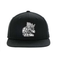 hip hop 6 panel sport flat black vintage custom hat embroidery snapback caps custom logo